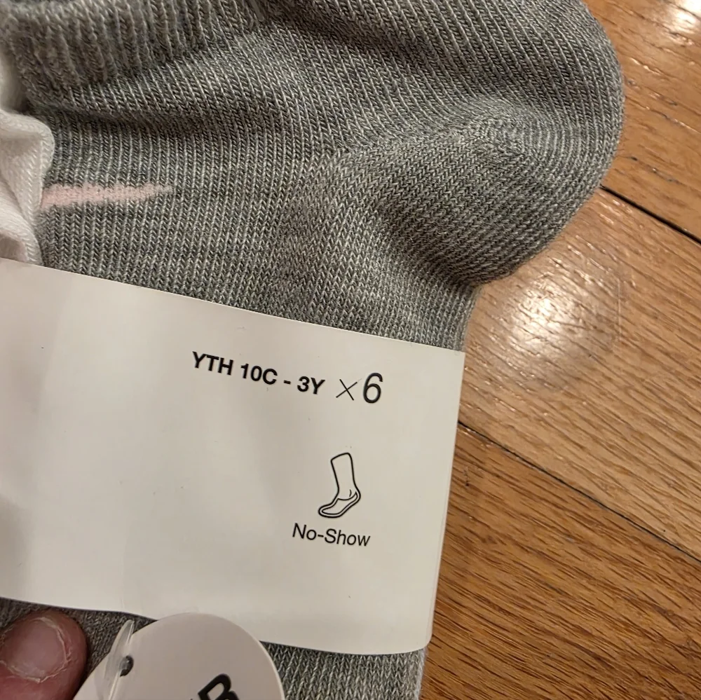 Nike Youth No Show Crew Sock Set